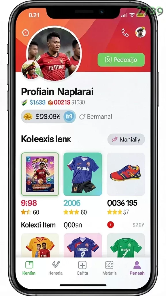 Cuplikan layar QTGAME — menu navigasi